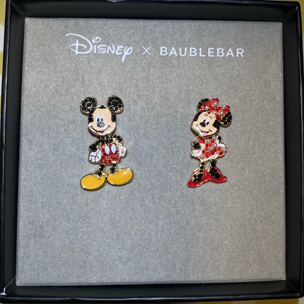 Disney X Baublebar Mickey & Minnie earrings
